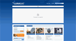 Desktop Screenshot of lunasat.com