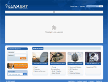 Tablet Screenshot of lunasat.com